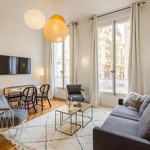  Apartamento Habitat Parisien - 1br-1ba - Bourse Montorgueil